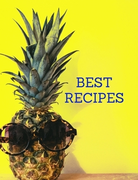 Paperback BEST Recipes: Notebook for saving recipes, kitchen notebook Book