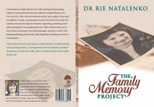 Paperback The Family Memory Project Book