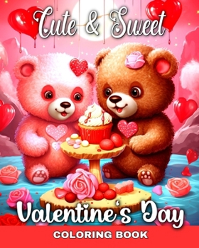 Paperback Cute and Sweet Valentine's Day Coloring Book: Valentine's Day Coloring Pages with Lovely Designs for Adults and Teens Book