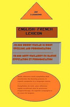 Paperback English- French Lexicon: 10,000 Words Similar In Both Languages Book