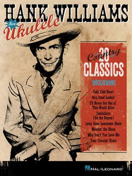 Paperback Hank Williams for Ukulele Book