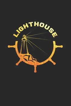 Paperback Lighthouse: 6x9 Lighthouse - grid - squared paper - notebook - notes Book