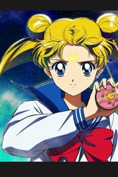 Paperback Journal: Sailor Moon Soft Glossy Cover Journal Lined Pages Book 6 x 9 Inches 110 Pages Book