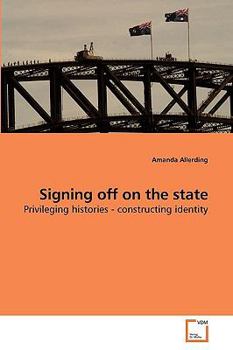 Paperback Signing off on the state Book