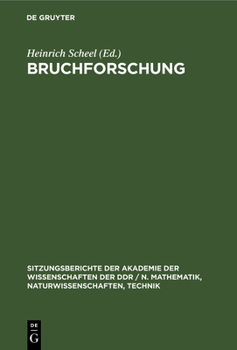 Hardcover Bruchforschung [German] Book