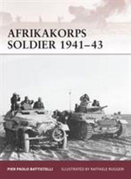 Paperback Afrikakorps Soldier 1941-43 Book