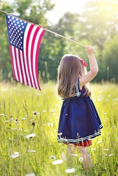 Journal: Girl with U.S. Flag