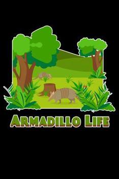 Armadillo Life: 6x9 120 pages quad ruled | Your personal Diary for an Awesome Summer