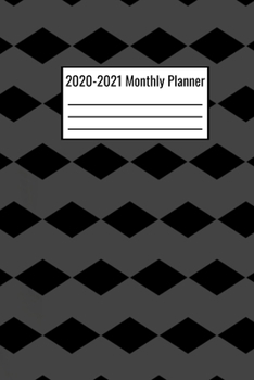 Paperback 2020-2021 Monthly Planner: 2020-2021 Monthly Planning Notebook 6x9 Plan Goals Or Create Lists For Each Month Of The Year - 2020-2021 Calendar Not Book