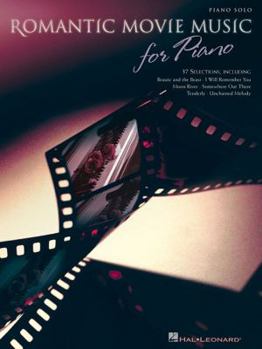 Paperback Romantic Movie Music for Piano Book