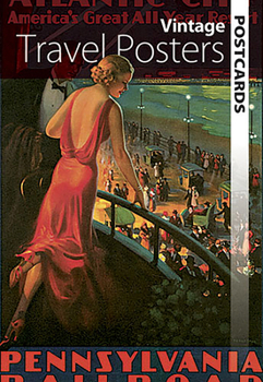 Paperback Vintage Travel Posters Postcards Book