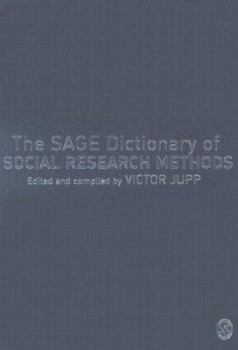 Hardcover The Sage Dictionary of Social Research Methods Book