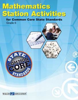 Paperback Station Activities for Common Core State Standards Gr. 6 Book