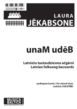 Paperback Unam Udeb (Latvian Folksong Backwards): For Ssaattbb Choir, Choral Octavo Book