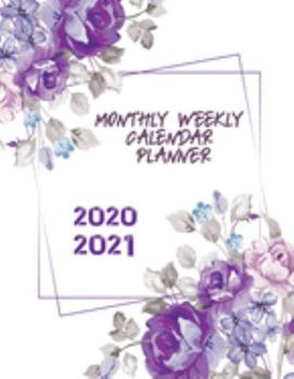 Paperback Monthly Weekly Calendar Planner: 2 Years Organizer Weekly Planners For Setting Schedule Book