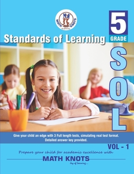 Paperback Standards of Learning(SOL) - Grade 5 Vol - 1: Virginia SOL and Common Core Book