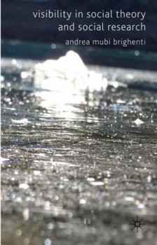 Hardcover Visibility in Social Theory and Social Research Book