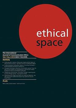 Paperback Ethical Space Vol.7 Issue 4 Book