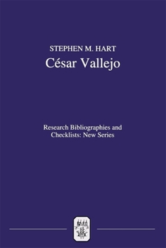 Paperback César Vallejo: A Critical Bibliography of Research Book