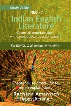 Paperback Indian English Literature: Study Guide: Covers all important topics with previous year question papers Book