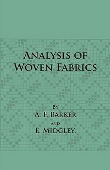 Paperback Analysis of Woven Fabrics Book
