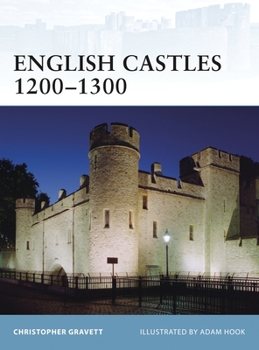 Paperback English Castles 1200-1300 Book