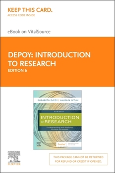Printed Access Code Introduction to Research Elsevier eBook on Vitalsource (Retail Access Card): Understanding and Applying Multiple Strategies Book