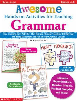 Paperback Awesome Hands-On Activities for Teaching Grammar: Grades 4-8 Book