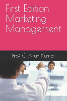 Paperback First Edition Marketing Management Book