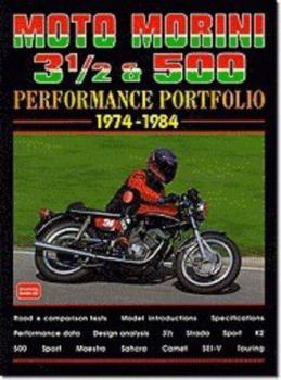 Paperback Moto Morini 3 1/2 & 500 Performance Portfolio: 1974-1984 Book