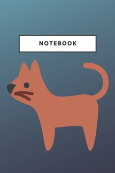 Notebook: Brown Cute Cat Notebooks And Journal Kitty Soft Cover Lined Animal Pet Composition Book Blue Planner Diary