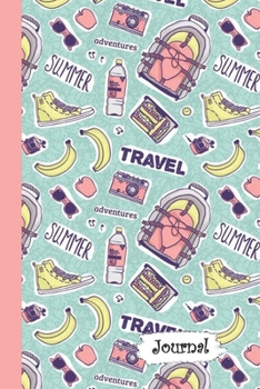 Journal: Backpack Travel Diary with Blank Lined Notebook Paper