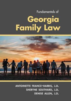 Paperback Fundamentals of Georgia Family Law Book