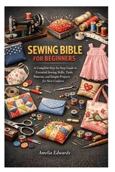 Paperback Sewing Bible for Beginners: A Complete Step-by-Step Guide to Essential Sewing Skills, Tools, Patterns, and Simple Projects for New Crafters Book