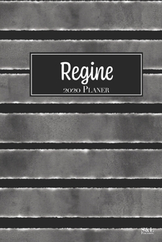 Paperback Regine 2020 Planer: A5 Minimalistischer Kalender Terminplaner Jahreskalender Terminkalender Taschenkalender mit Wochen?bersicht [German] Book