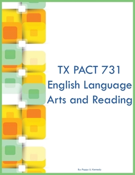 Paperback TX PACT 731 English Language Arts and Reading Book