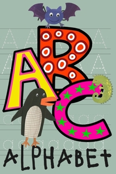 Paperback ABC Alphabet: Trace the Letters - Cute Animal Activity Book - ABC for Kids Ages 2-5-yo Book