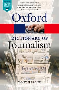 Paperback A Dictionary of Journalism Book