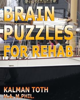 Paperback Brain Puzzles for Rehab Book