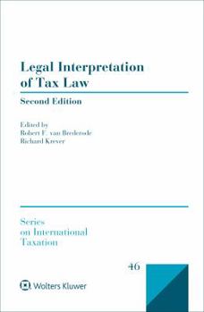 Hardcover Legal Interpretation of Tax Law Book