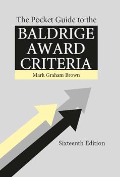 Paperback The Pocket Guide to the Baldrige Criteria (5-Pack) Book