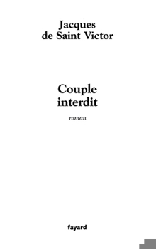 Paperback Couple interdit [French] Book