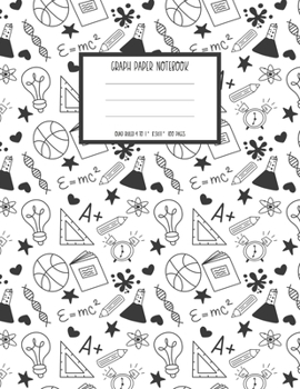 Paperback Graph Paper Notebook: 1/2 Inch Squares for Kids - White Book