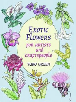 Paperback Exotic Flowers for Artists and Craftspeople Book