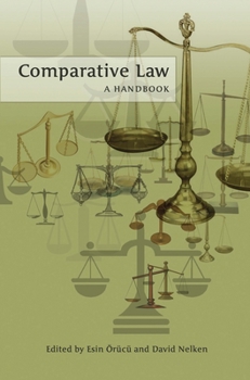 Paperback Comparative Law: A Handbook Book