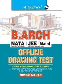 Paperback B. Arch/NATA/JEE (Main) Offline Drawing Test Book