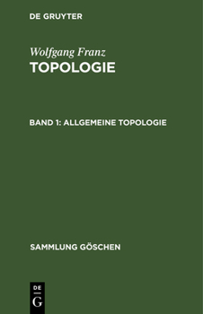 Hardcover Allgemeine Topologie [German] Book