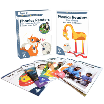 Paperback Spotlight on Reading Phonics Readers Set a: Short Vowels and Digraphs Book