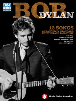 Paperback Bob Dylan - Easy Guitar: Easy Guitar with Notes & Tab Book
