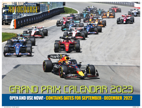 Calendar Autocourse 2023 Grand Prix Calendar Book